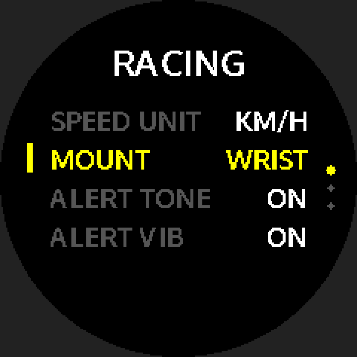 RACING 設定 P1